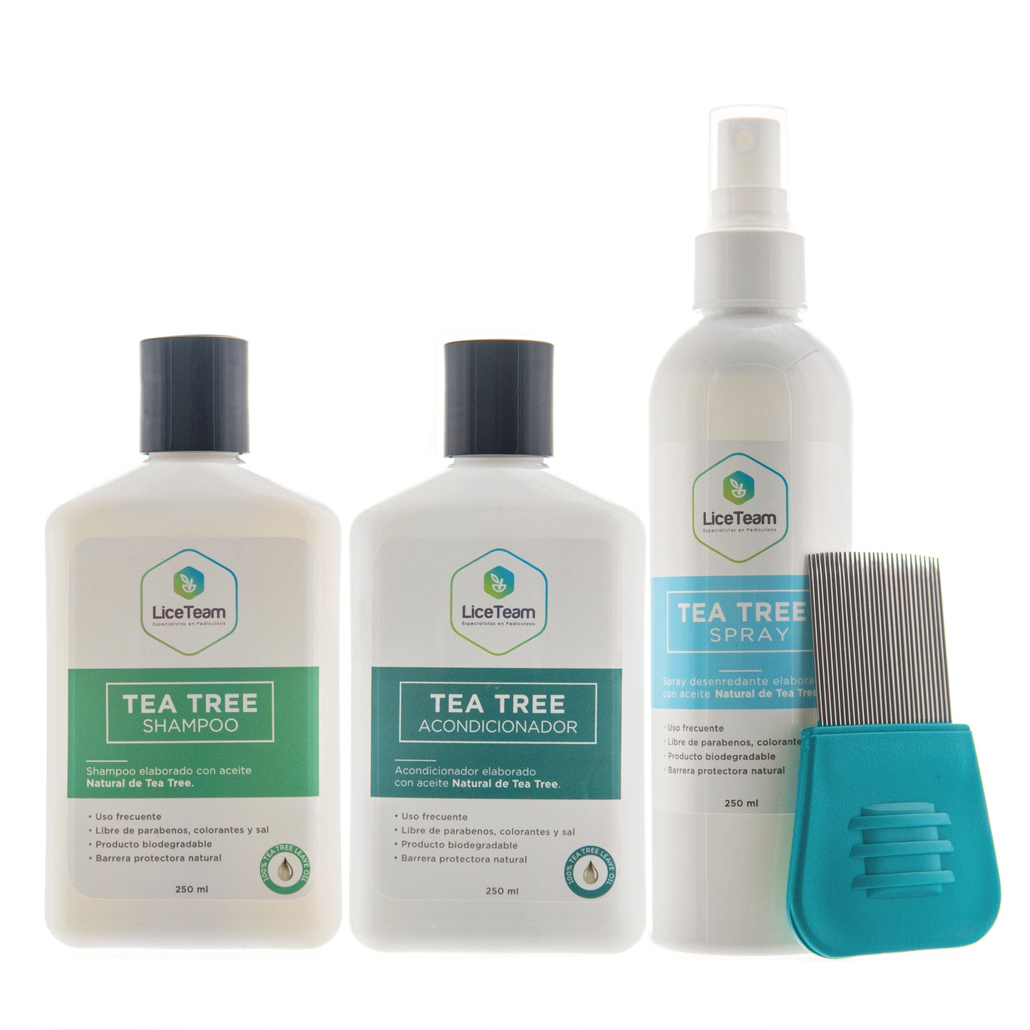 Pack Tratamiento y Prevención  de Piojos Tea Tree