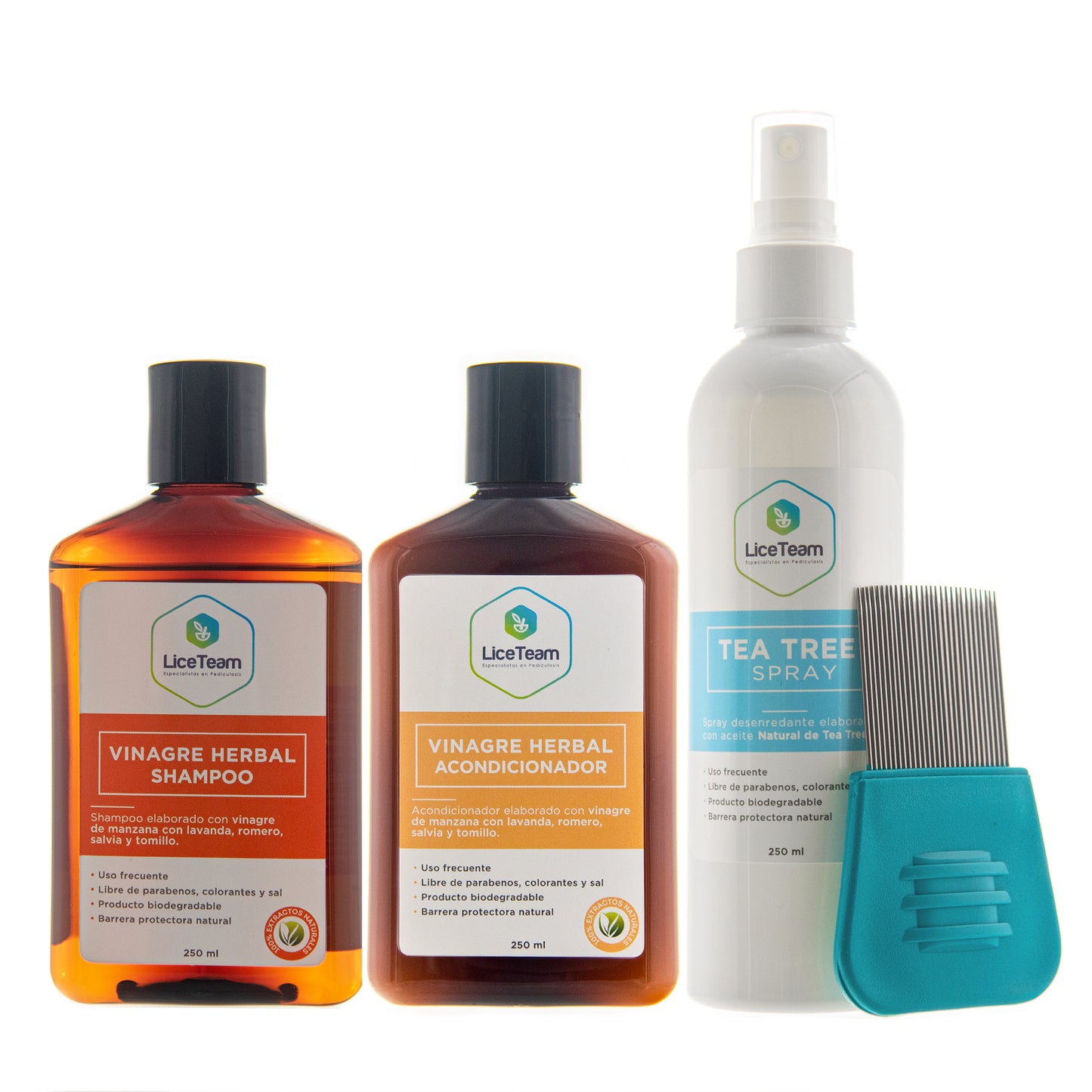 Pack Tratamiento y Prevención de Piojos Vinagre Herbal
