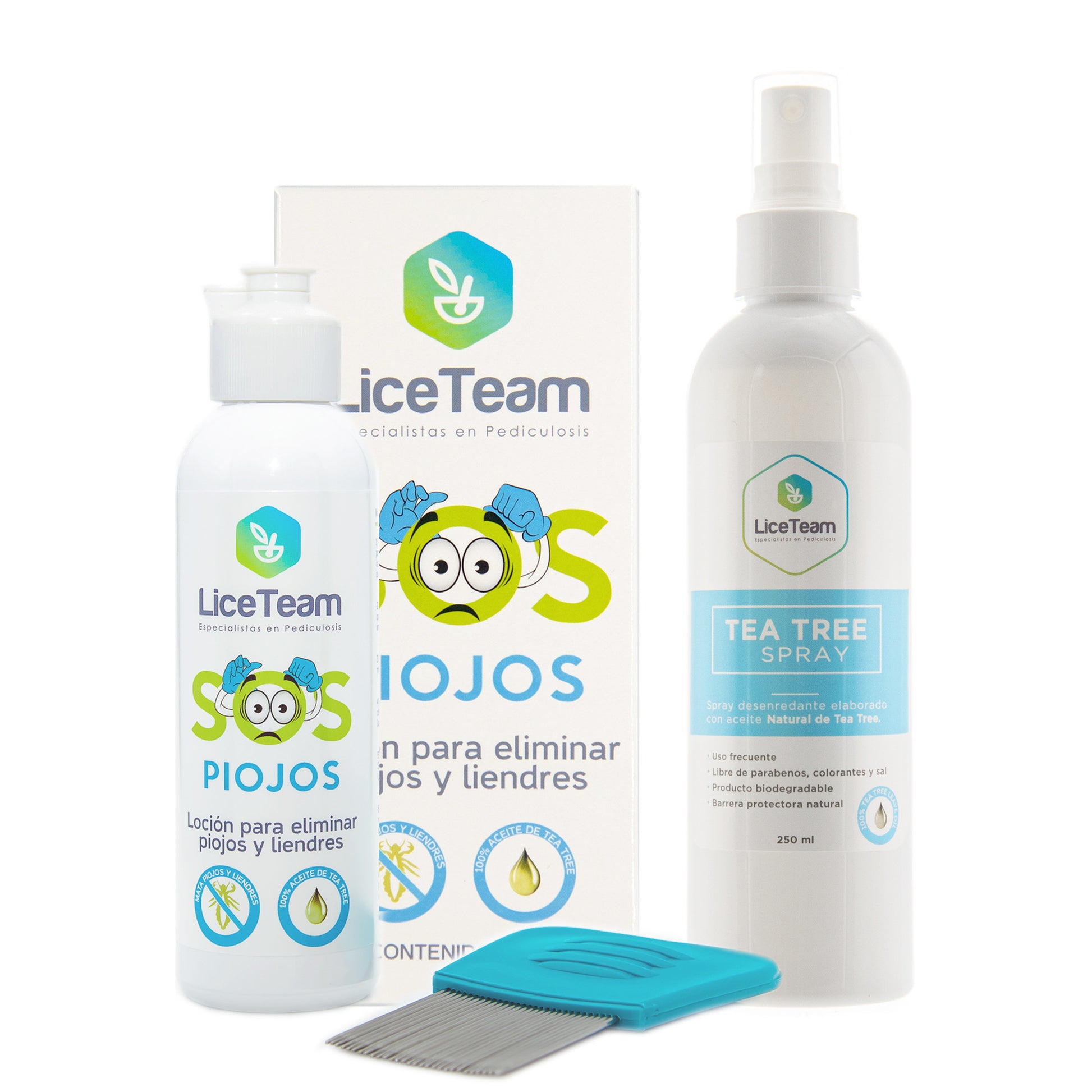 Pack Loción Tratamiento SOS piojos + Spray Repelente Diario – Liceteam